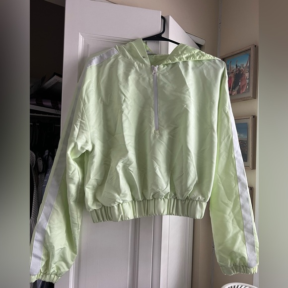 Forever 21 Jackets & Blazers - Forever 21 neon green athletic jacket